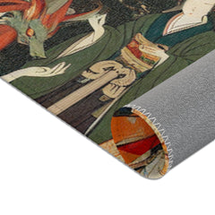 Yokai Area Rug with Japanese Folklore Design