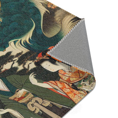 Yokai Area Rug with Japanese Folklore Design