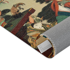 Yokai Area Rug with Japanese Folklore Design