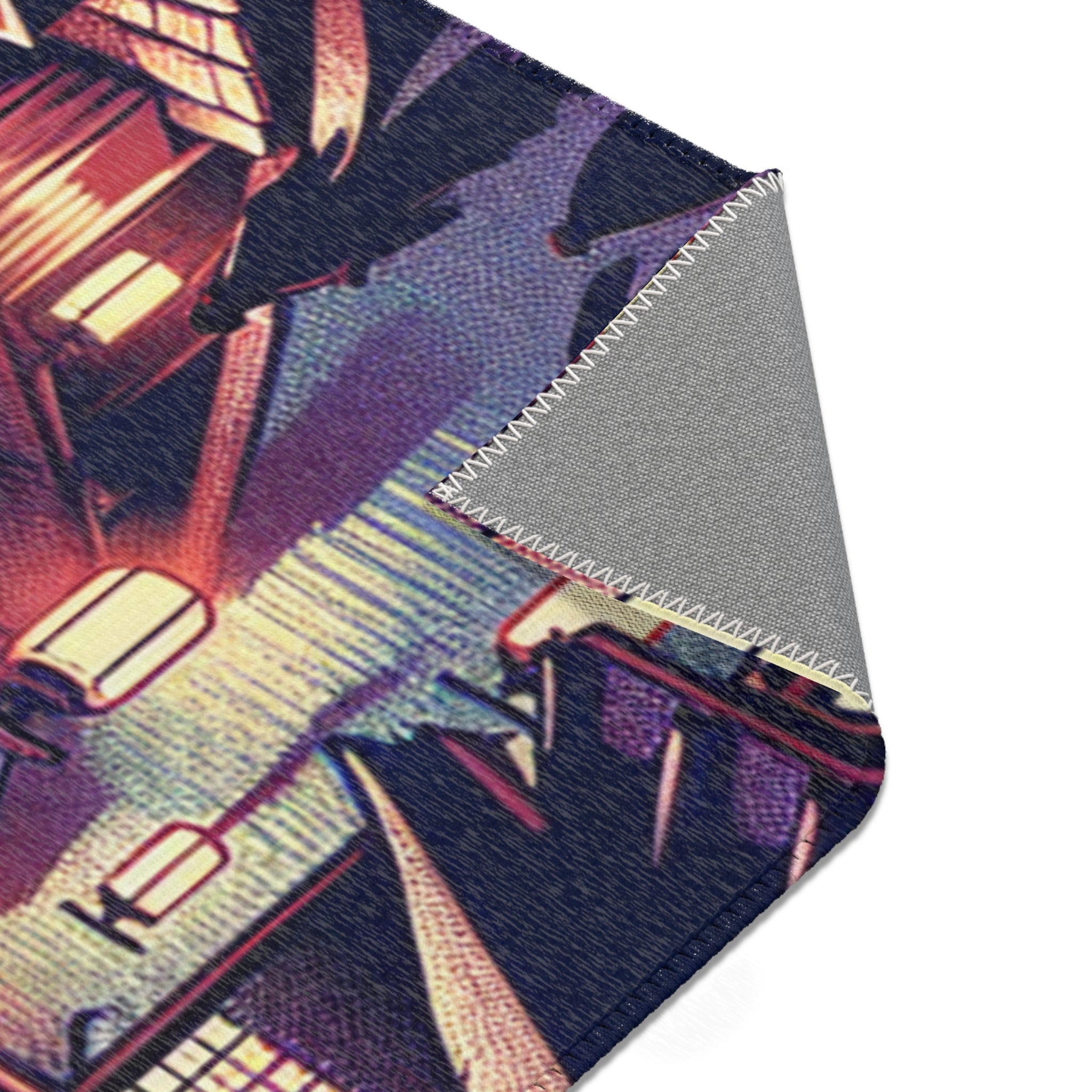 Yokai Area Rug with Traditional Japanese Folklore Design