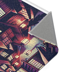 Yokai Area Rug with Traditional Japanese Folklore Design