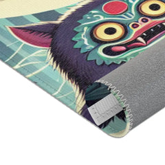 Yokai Art Area Rug with Enchanting Forest Design