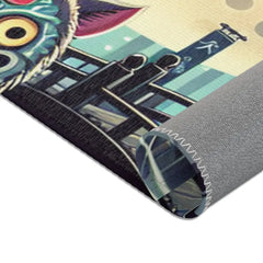 Yokai Art Area Rug with Enchanting Forest Design