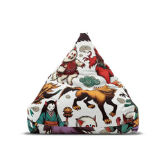 Yokai Edo Style Bean Bags Chair Cover 38’’ × 42’’ 29’’