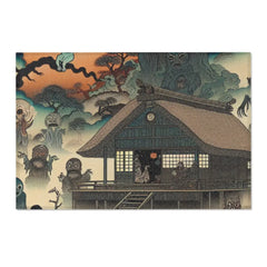 Yokai Enchanting Area Rug Inspired by Ancient Japanese