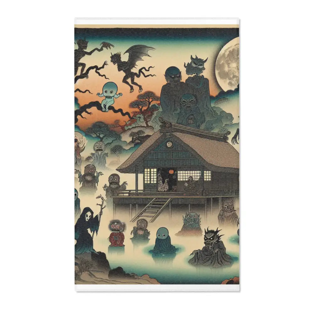 Yokai Enchanting Area Rug Inspired by Ancient Japanese
