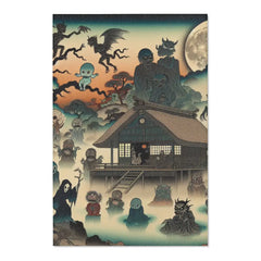 Yokai Enchanting Area Rug Inspired by Ancient Japanese