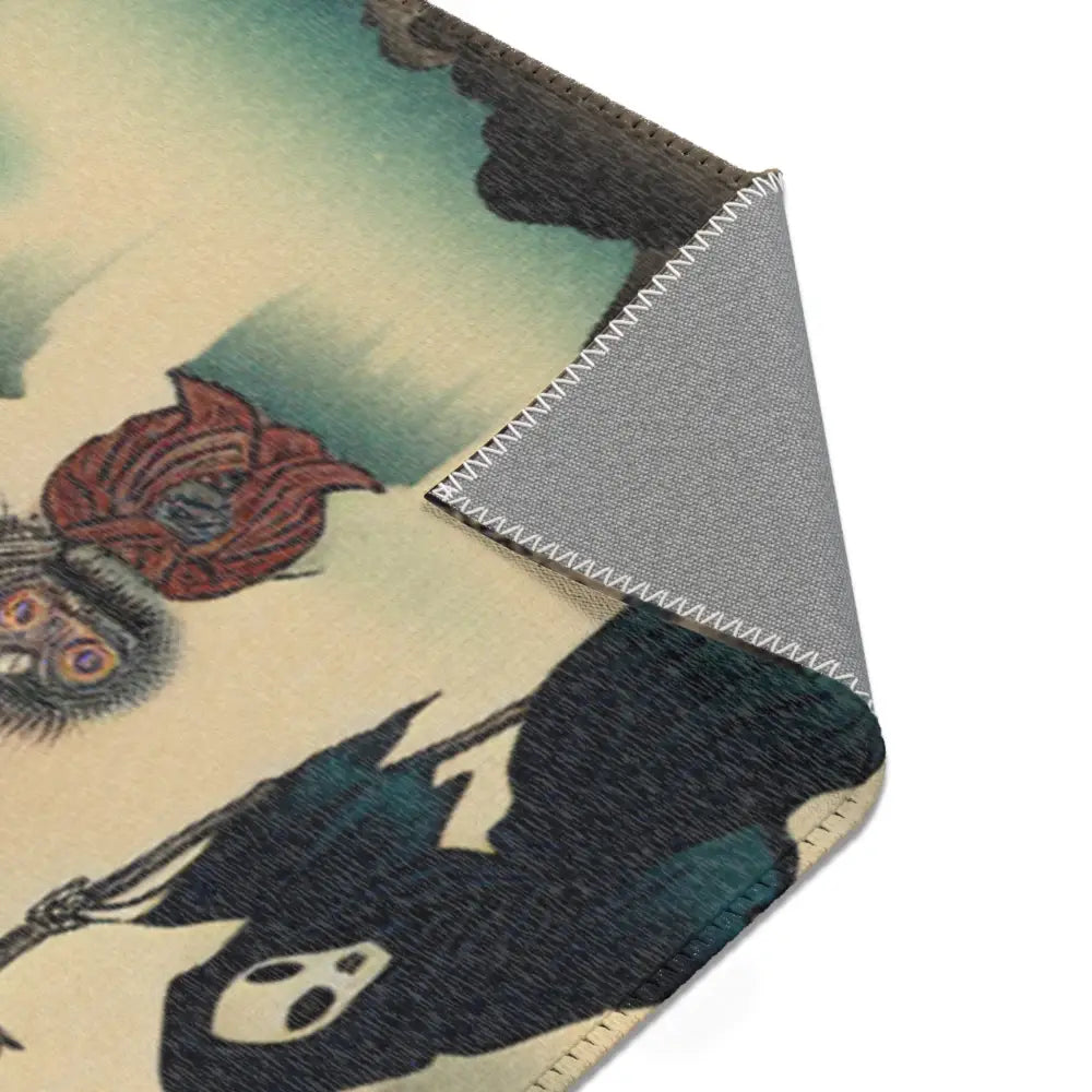 Yokai Enchanting Area Rug Inspired by Ancient Japanese