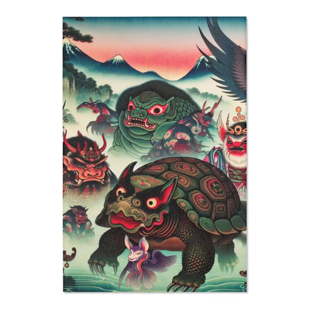Yasuke Rug Hiroshi Kumo - Japanese Yōkai Rug - UrbanWearOutsiders