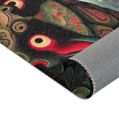 Yokai-Inspired Area Rug Showcasing Legendary Creatures