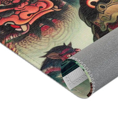 Yokai-Inspired Area Rug Showcasing Legendary Creatures