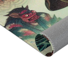 Yokai-Inspired Area Rug Showcasing Legendary Creatures