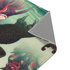 Yokai-Inspired Area Rug Showcasing Legendary Creatures