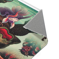 Yokai-Inspired Area Rug Showcasing Legendary Creatures