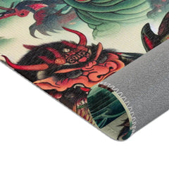 Yokai-Inspired Area Rug Showcasing Legendary Creatures