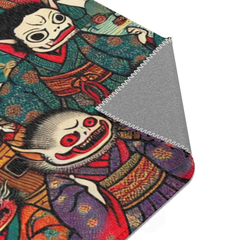 Yokai-Inspired Area Rug with Ancient Japanese Folklore