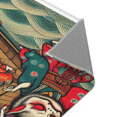 Yokai-Inspired Area Rug with Ancient Japanese Folklore