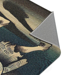 Yokai-Inspired Area Rug with Japanese Folklore Design