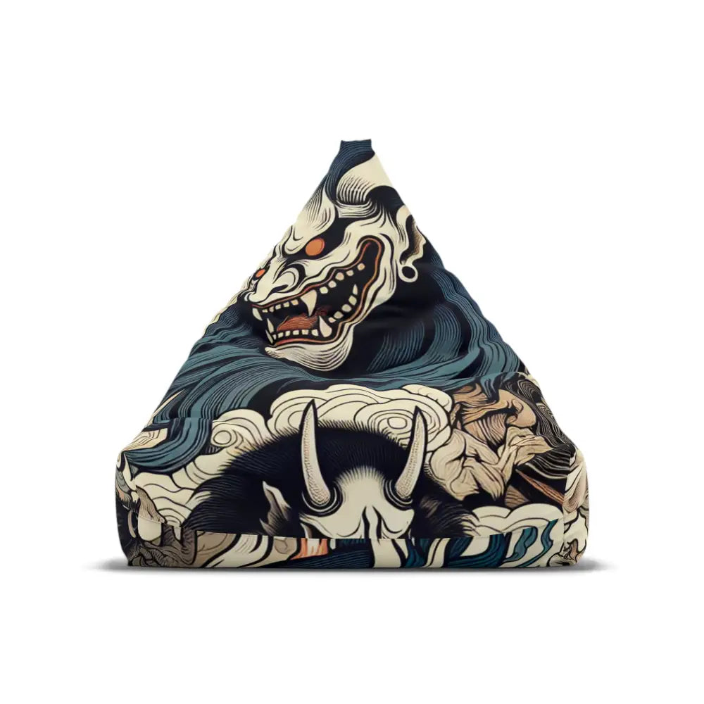 Yokai Japanese Art Bean Bag Chair Cover 38’’ × 42’’ 29’’