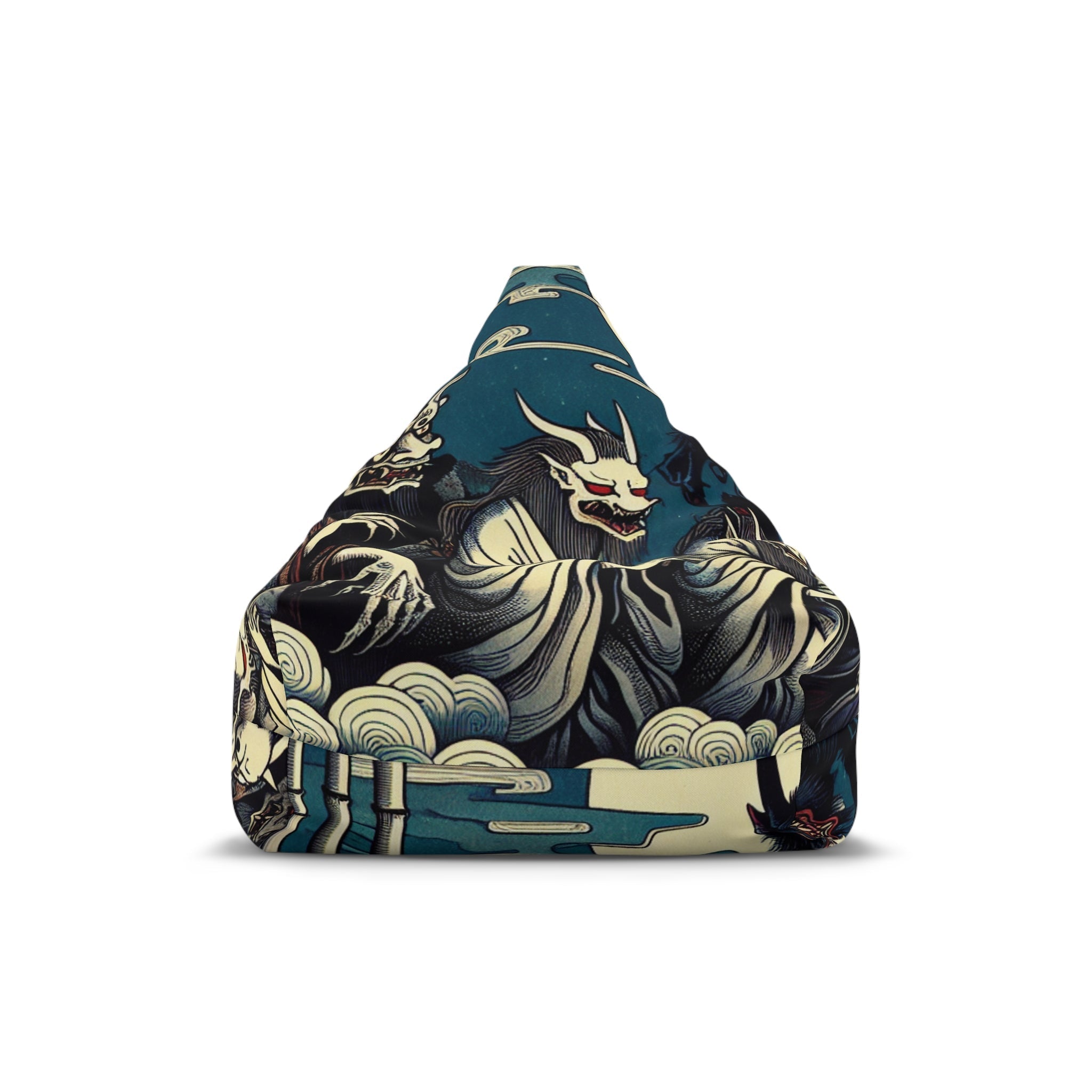 Yokai Night Scene Bean Bag Chair Cover 27’’ × 30’’ 25’’