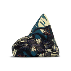 Yokai Night Scene Bean Bag Chair Cover