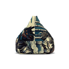 Yokai Night Scene Bean Bag Chair Cover