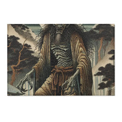 Yokai Scene Area Rug Inspired by Japanese Folklore 36’’ ×