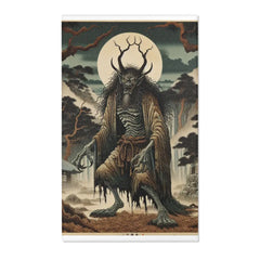 Yokai Scene Area Rug Inspired by Japanese Folklore 36’’ ×