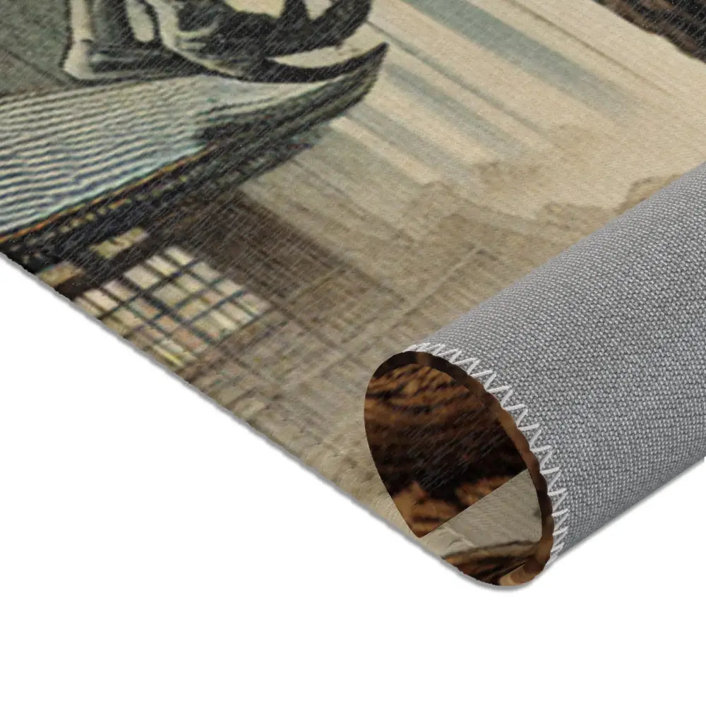 Yokai Scene Area Rug Inspired by Japanese Folklore