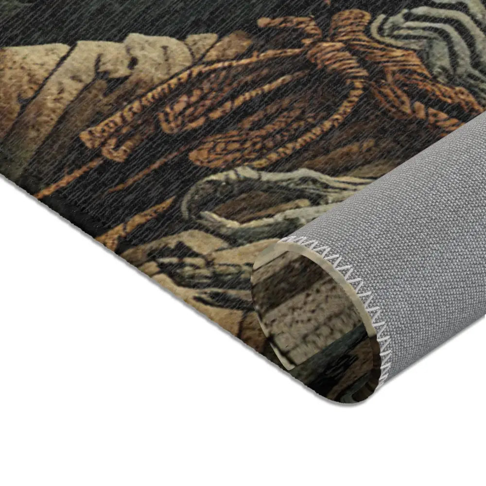 Yokai Scene Area Rug Inspired by Japanese Folklore