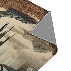 Yokai Scene Area Rug Inspired by Japanese Folklore
