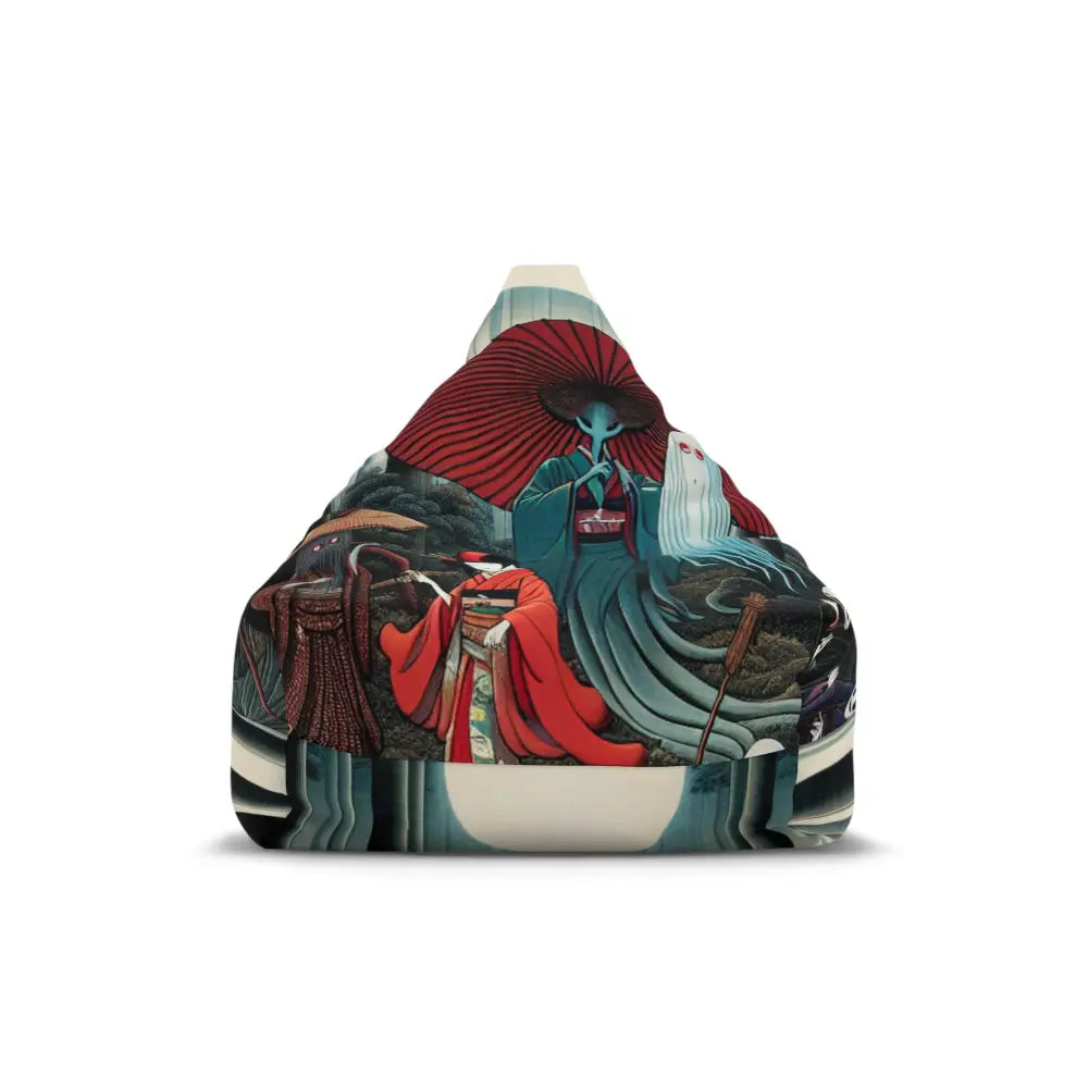 Yokai-Themed Area Rug with Enchanted Japanese Folklore