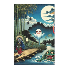 Yokai-Themed Area Rug with Striking Details Depict Japanese