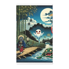 Yokai-Themed Area Rug with Striking Details Depict Japanese
