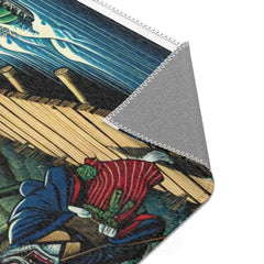 Yokai-Themed Area Rug with Striking Details Depict Japanese