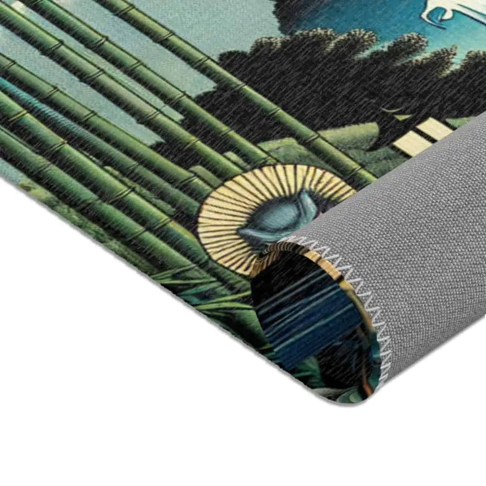 Yokai-Themed Area Rug with Striking Details Depict Japanese