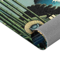 Yokai-Themed Area Rug with Striking Details Depict Japanese