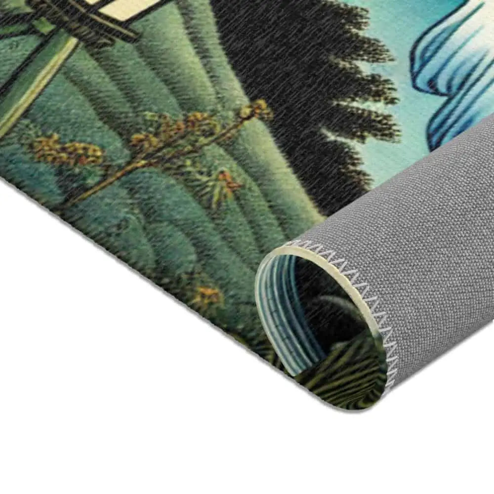 Yokai-Themed Area Rug with Striking Details Depict Japanese