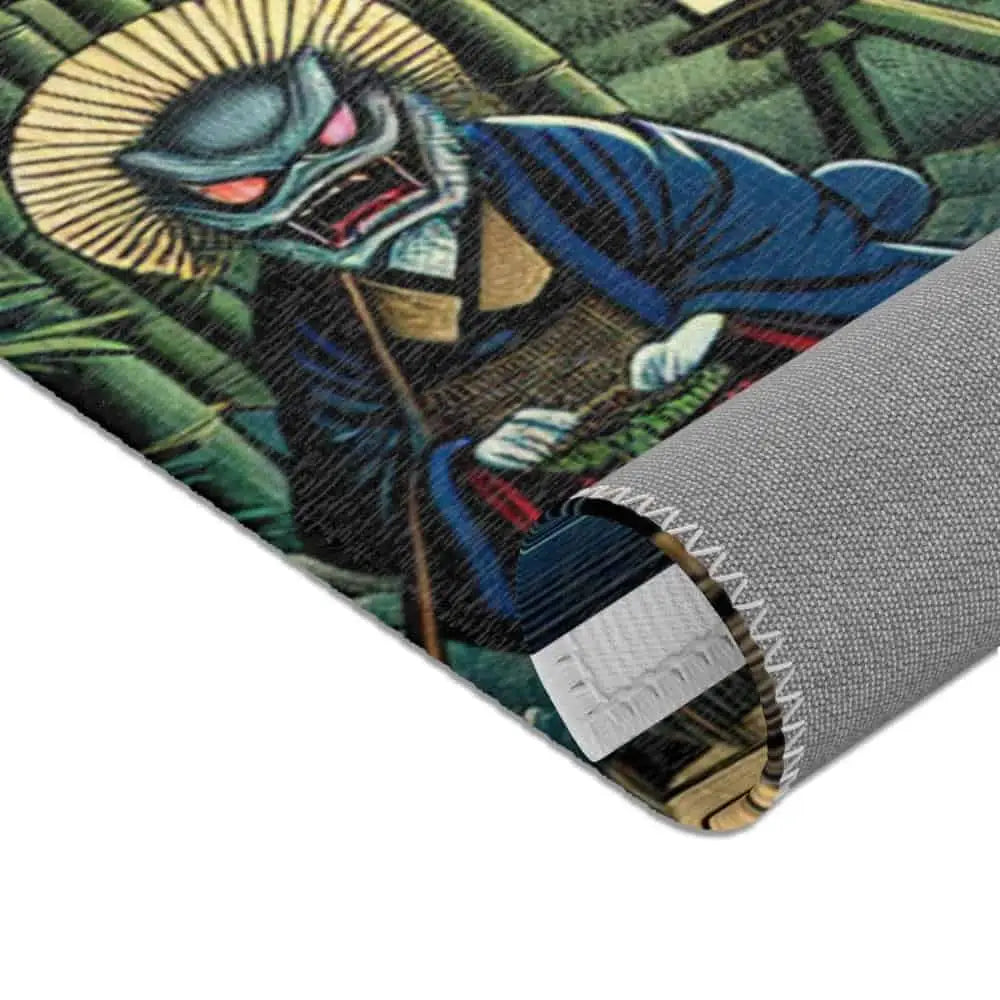 Yokai-Themed Area Rug with Striking Details Depict Japanese