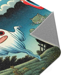 Yokai-Themed Area Rug with Striking Details Depict Japanese