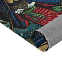 Yokai-Themed Area Rug with Striking Details Depict Japanese