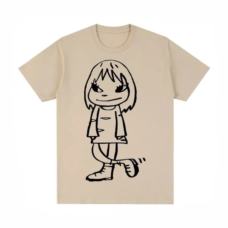 Yoshitomo Nara Simple Style T-shirt