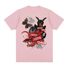 Yoshitomo Nara T-shirt - Pink / S - T-shirts