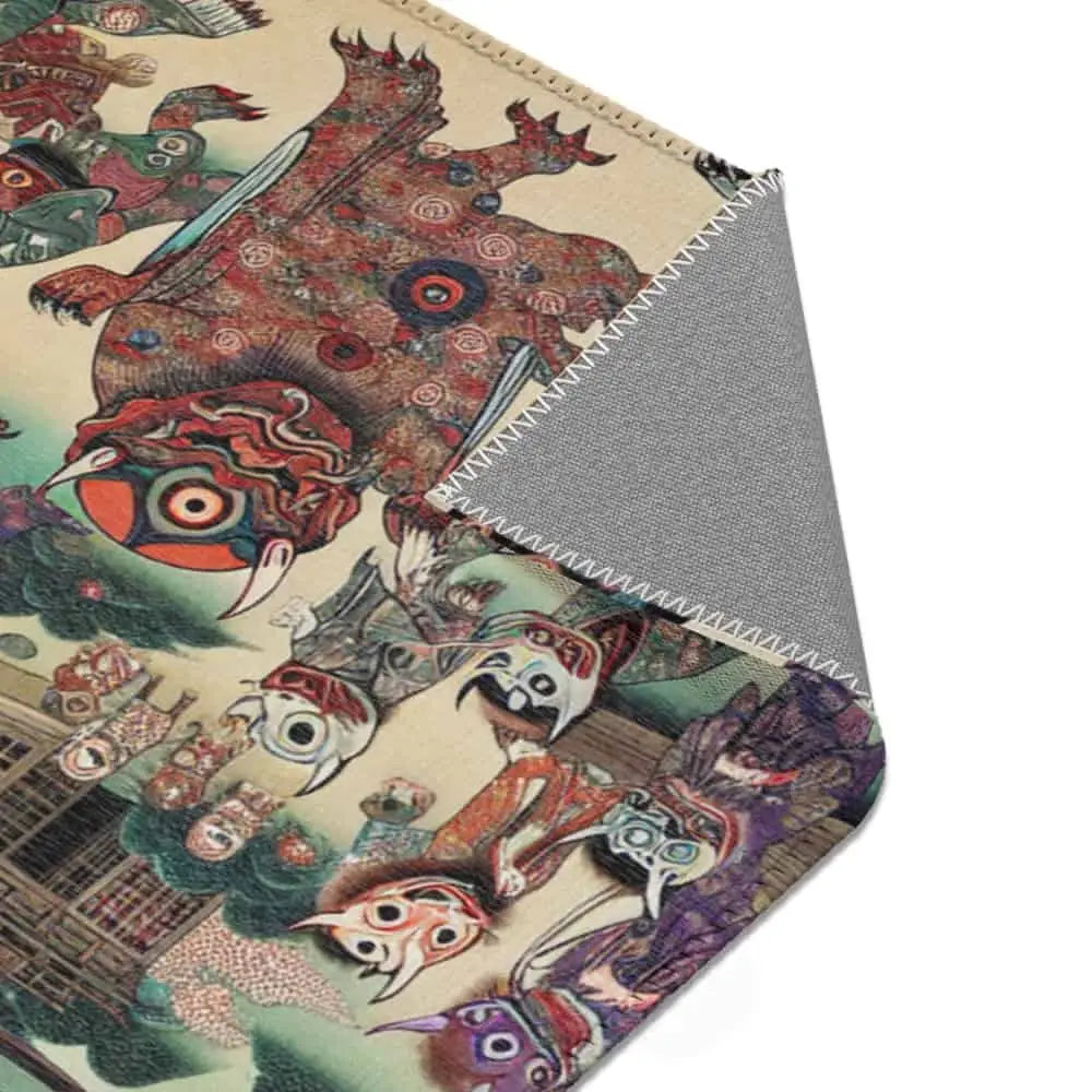 Yumi Kurooka - Japanese Yōkai Rug - Home Decor