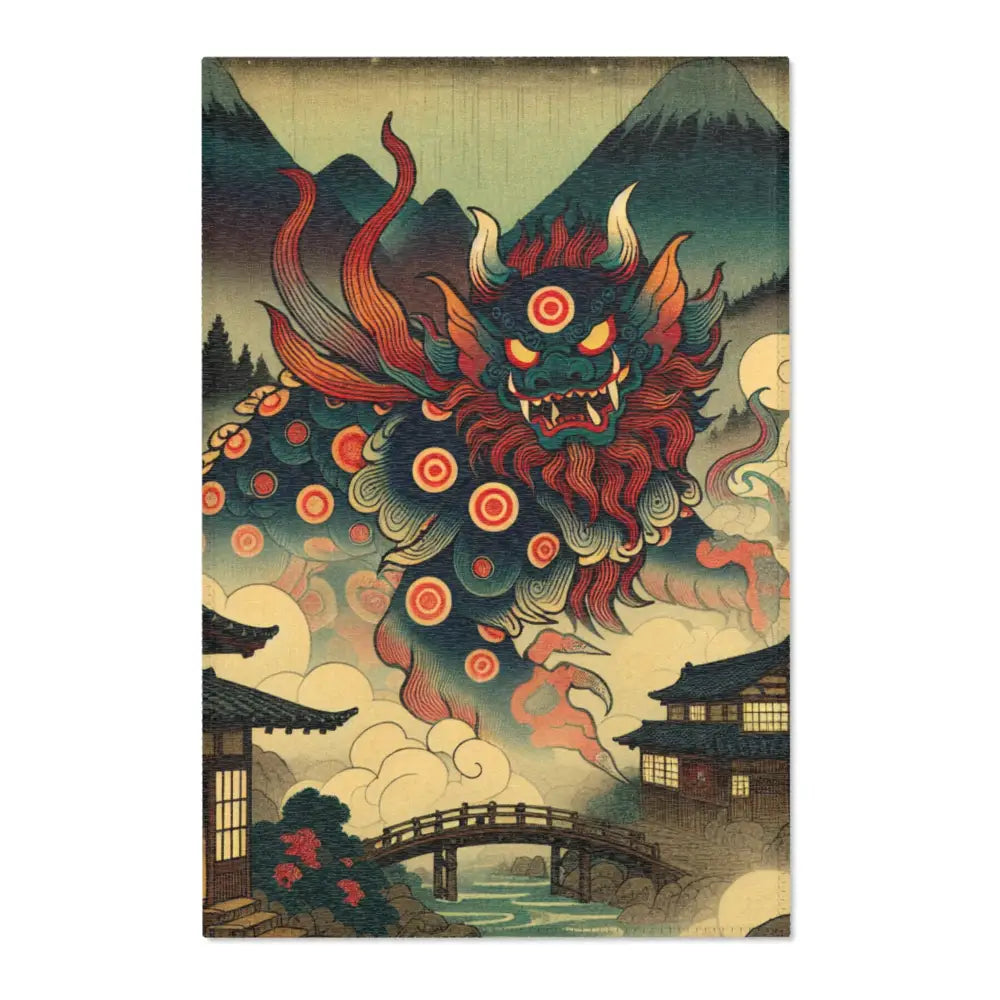 ’Yumiko Hokusai - Japanese Yōkai Rug’ - 24’ × 36’