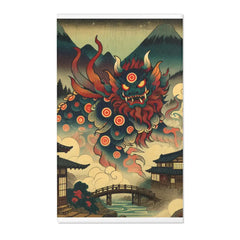 ’Yumiko Hokusai - Japanese Yōkai Rug’ - 36’ × 60’