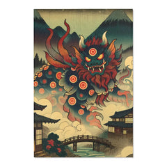 ’Yumiko Hokusai - Japanese Yōkai Rug’ - 48’ × 72’