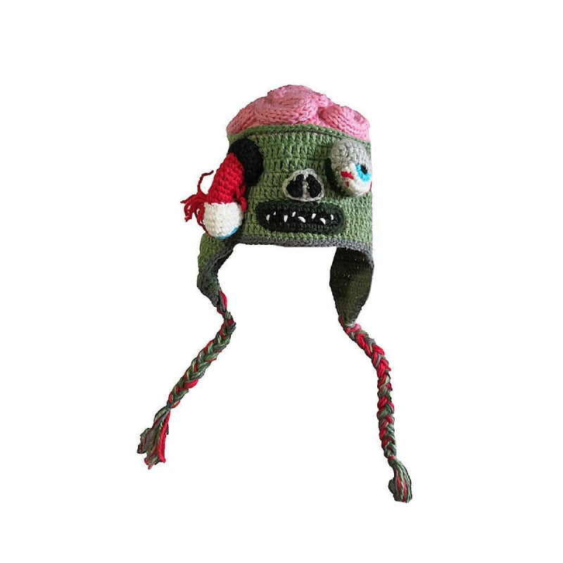 Zombie Knitted Beanies - S / Green - Beanie