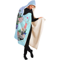 Thumbnail for #GirlPower Feminist Hooded Blanket #GirlBoss - UrbanWearOutsiders Hooded Blanket - AOP