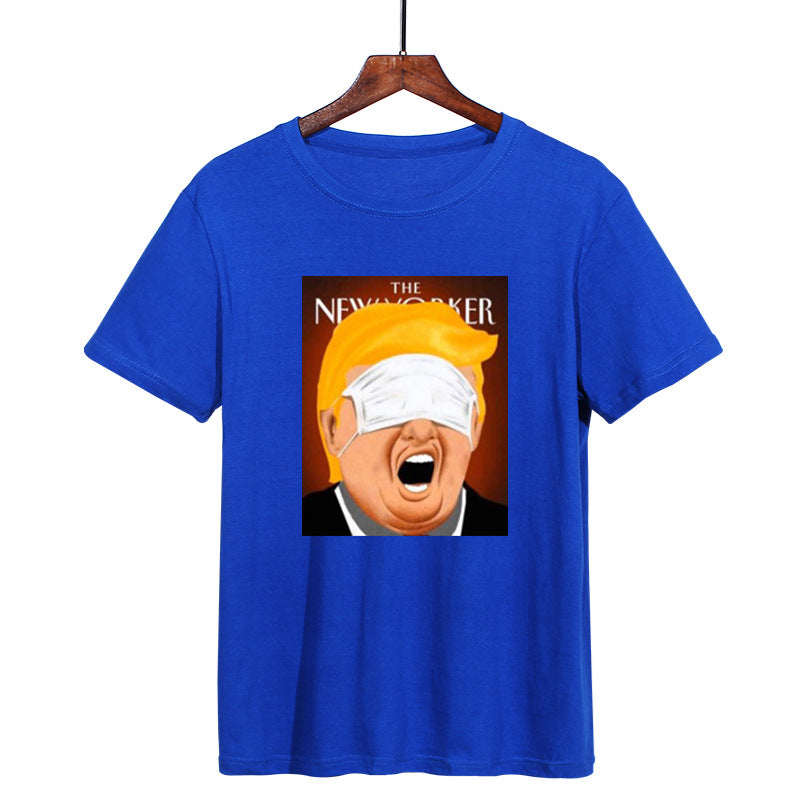 Trump Comical and Sarcastic T-Shirt - Royal blue / 3XL